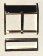 26594-40-FIBBIA+26593-40-PASSANTE IN OTTONE