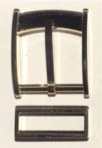 26596-30-FIBBIA+26593-30-PASSANTE IN OTTONE