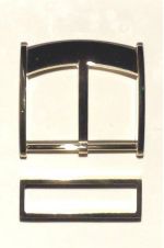 26596-40-FIBBIA+26593-40-PASSANTE IN OTTONE