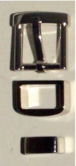 26954-15-FIBBIA+PASSANTE+PUNTALE IN OTTONE