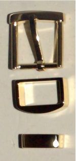 26954-20-FIBBIA+PASSANTE+PUNTALE IN OTTONE