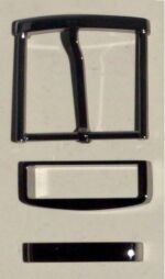 26955-40-FIBBIA+PASSANTE+PUNTALE IN OTTONE