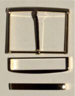 26955-60-FIBBIA PASSANTE PUNTALE IN OTTONE