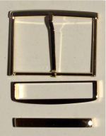 26955-60-FIBBIA PASSANTE PUNTALE IN OTTONE